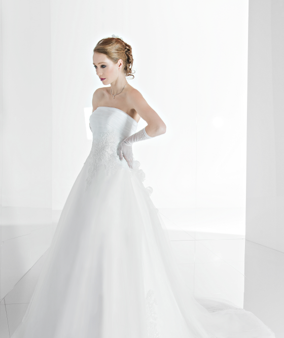 abito da sposa L358